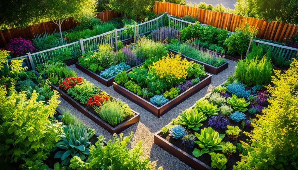 Raised bed gardens